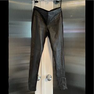 Faux leather leggings